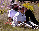 Ursula Sladek with her husband
