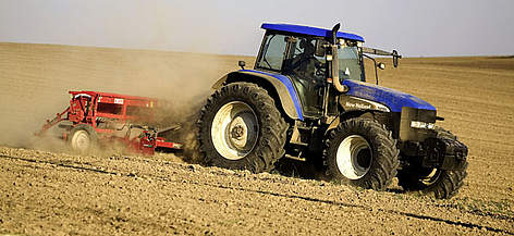 Ploughing releases greenhouse gas emissions to the atmosphere. / ©: Michel Gunther / WWF-Canon rel=