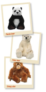 Photo of plush soft toy animals / ©: Mimex / ©: Mimex