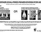 WWF Australia ad: Will Premier Bob Carr stick to yesterday's coal fired technologies or ensure a switch to cleaner technologies?