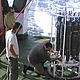 Final adjustments are made to the CTD before lowering. © WWF / Pilar Marcos
