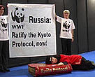 WWF urges Russian President Putin to stop sleeping on the Kyoto Protocol.<BR>