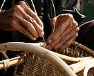 Rattan handicraft in the making. Greater Mekong region
