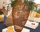 Vase mock-up made of rattan shown at the Life Style Home and Deco in Ho Chi Min City, April 2010.