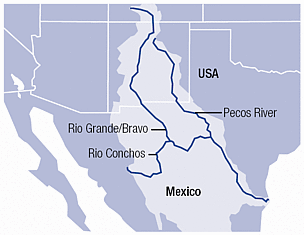 Map of the Rio Grande. Click on the map to enlarge. / ©: WWF / ©: WWF