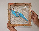 blue bird applied art