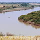 River flowing towards the Mediterranean Sea, Morocco.