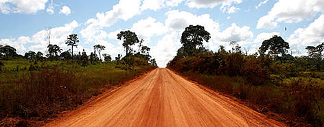New roads are built and paved in the Amazon every day, providing access to previously remote ... / ©: Brent Stirton / Getty Images / WWF rel=