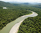 The Sepik River is perhaps the largest unpolluted river in the Asia-Pacific region and home to one of the world’s largest crocodile populations. Niksek tributary, Sepik River Basin, Papua New Guinea.