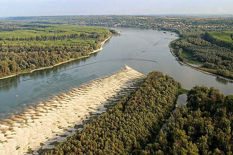 The Danube-Drava confluence between Serbia and Croatia. / ©: Mario Romulic The Danube-Drava confluence between Serbia and Croatia. / ©: Mario Romulic