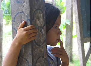 Girl looking off-picture
