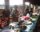 Shopping at the market in Vondrozo - fried manioc balls were one of our favourites!