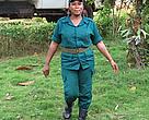 Sidonie Asseme has been a game ranger since 2006