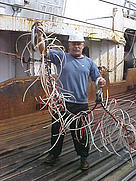 Chris Carey with his contraption. / ©: Smart Gear / Chris Carey Chris Carey with his contraption. / ©: Smart Gear / Chris Carey