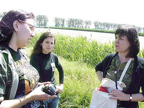 Members of the Danube PES project team in the field. / ©: WWF DCP BG Archive The project team meets in Ruse. rel=