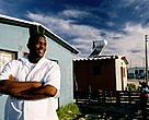 Monwabisi Booi, an energy activist at the Kuyasa CDM energy project.