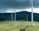 Te Apiti wind farm generates energy for up to 45,000 homes.