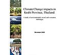 Cover of Climate Change impacts in Krabi, Thailand Report