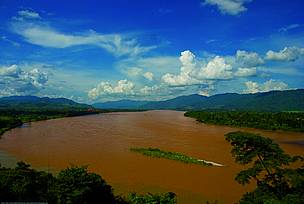 The Mekong River.