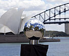The People's Orb at the start of its journey to Copenhagen 