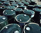 Toxic waste barrels dumped in the desert, Aïr-Ténéré Natural Reserve, Niger.