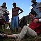 Traditional saliva massage for Manora's sprained ankle in Tsaratanana © WWF / Elizabeth Johnson