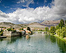 Trebišnjica river in Trebinje, Bosnia & Herzegovina