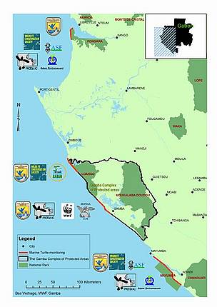 Turtle beaches, Gabon / &copy;: WWF-Canon