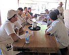 Bolivian cattle ranchers in technical tour in Brazilian Pantanal