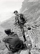 Fritz Vollmar standing on a mountain side. / &copy;: WWF / Fritz Vollmar