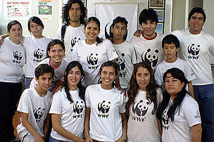 Voluntarios de WWF Paraguay / ©: Cinthya Arias / ©: Cinthya Arias