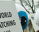WWF campaigning at the UN Climate Change Conference, Poznan, Poland, December 2008.