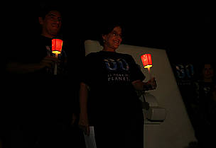 Director de WWF con la Alcaldesa de Lima durante La Hora del Planeta / ©: Marco Rojas / WWF Perú / ©: Marco Rojas / WWF Perú