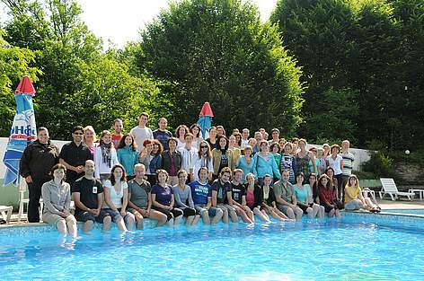 The WWF Danube Carpathian team at the anual regional team meeting in 2011 / ©: WWF / ©: WWF