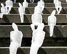 1,000 ice sculptures melt under the Berlin sun as symbols of the effects of climate change.
