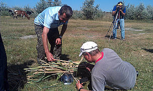 The second task of the expedition was to assess the biomass of the Ukrainian part of the Danube region, which can be used as a biofuel.
