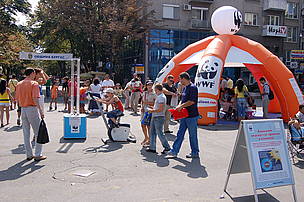 Climate change tour of WWF in Burgas, Bulgaria / &copy;: WWF DCP archive
