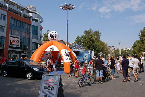 Climate change tour of WWF in Burgas, Bulgaria / &copy;: WWF DCP archive
