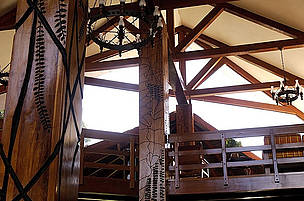 House interior built with responsible wood. / &copy;: WWF-Canon / Andrés UNTERLADSTAETTER