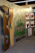 Stand at the 4th Bolivian Tropical Forest Trade Fair, Expoforest, in March, 2006, publicly ... / ©: WWF-Canon / Andrés UNTERLADSTAETTER Stand at the 4th Bolivian Tropical Forest Trade Fair, Expoforest, in March, 2006, publicly ... / ©: WWF-Canon / Andrés UNTERLADSTAETTER