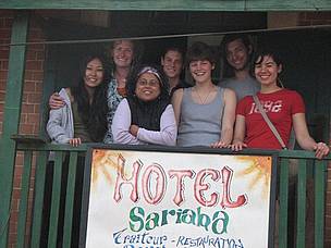 Our group of volunteers with Sahondra / ©: WWF / Sonam Rabgye / ©: WWF / Sonam Rabgye