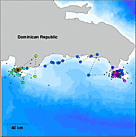Yovalina / ©: © seaturtle.org Maptool. 2002. Seaturtle.org Inc., http://www.seaturtle.org/maptool/ (March 2009) / ©: © seaturtle.org Maptool. 2002. Seaturtle.org Inc., http://www.seaturtle.org/maptool/ (March 2009)